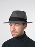 Шляпа LIERYS арт. 2198129 FEDORA WOOLFELT (серый)